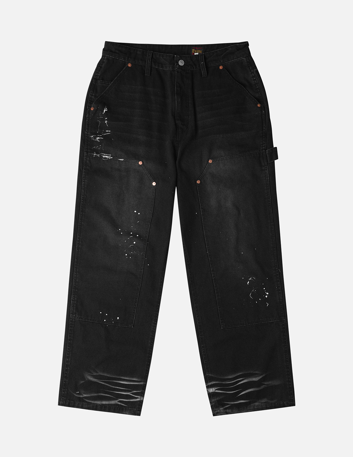 Heavy Washed And Distressed Daicock Jeans